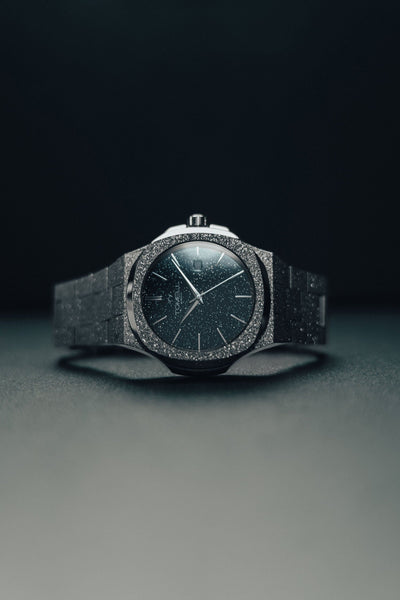 Affordable Frosted Finish Watch Blue Dial