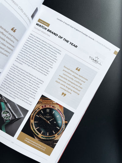 Award Nomination: Tomell London for 'Watch Brand of the Year' Prestige Awards