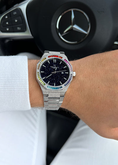 Frosted watch