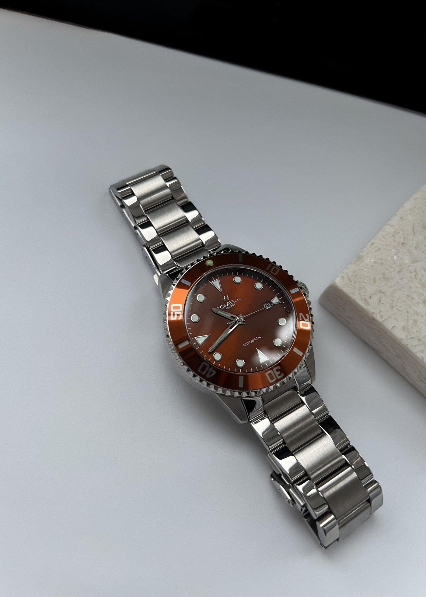 silver men watch