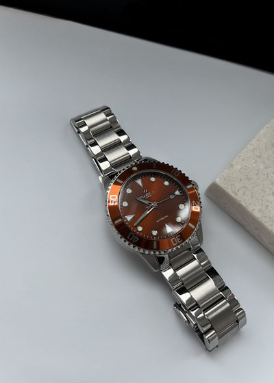 silver men watch