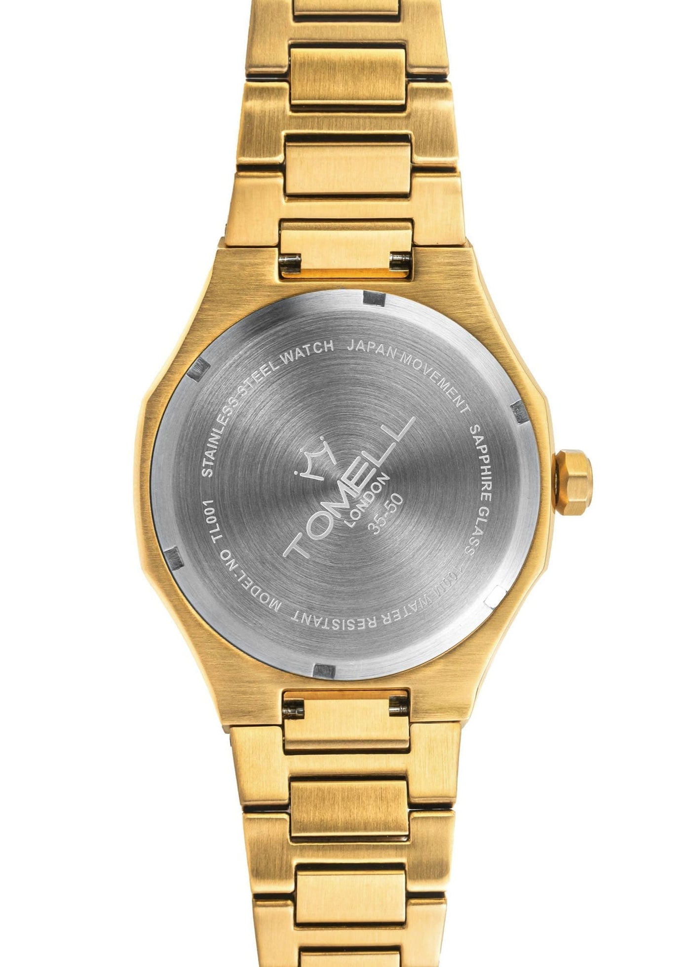 Gold watch with Tomell London brand , rainbow watches 