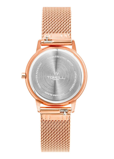 Rose gold watch women watch