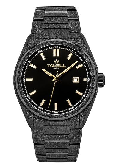 Black watch with a frosted finished better that Fossil brand 