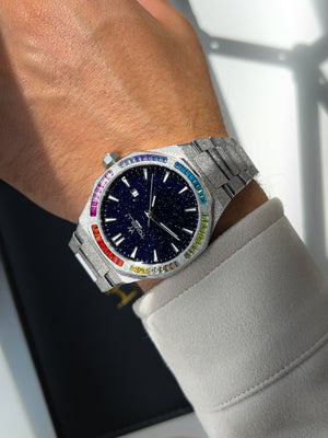 silver watch