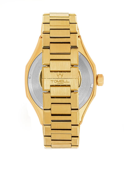 Gold watch with a Tomell London brand