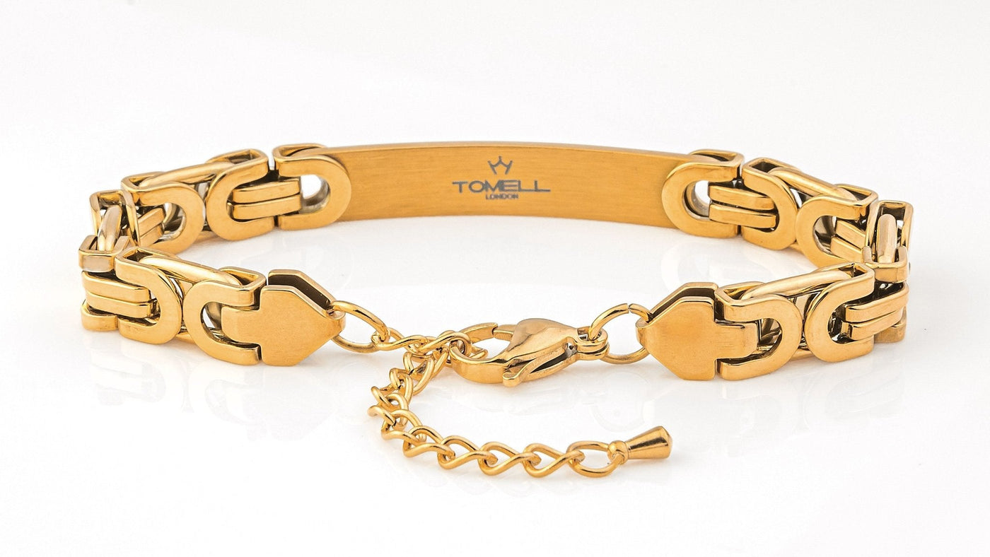 male gold bracelet