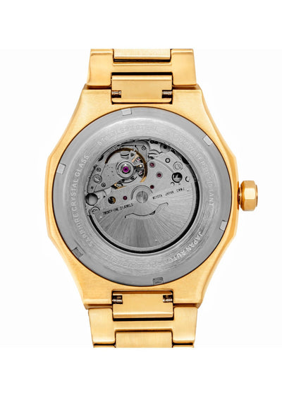 Gold watch with automatic movement 