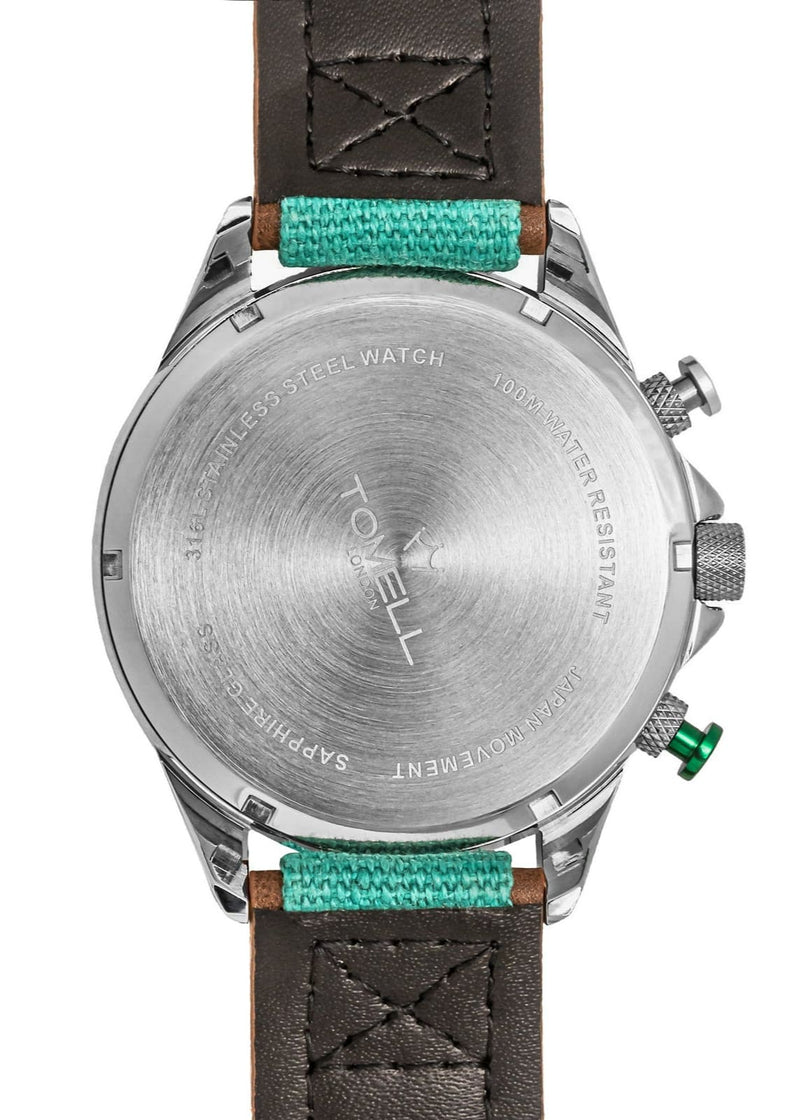 Watch with a green strap seiko