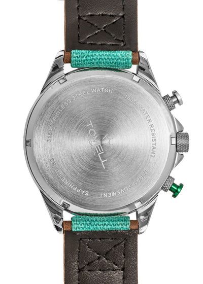 Watch with a green strap seiko