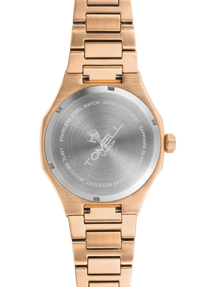 Frosted watch rose gold