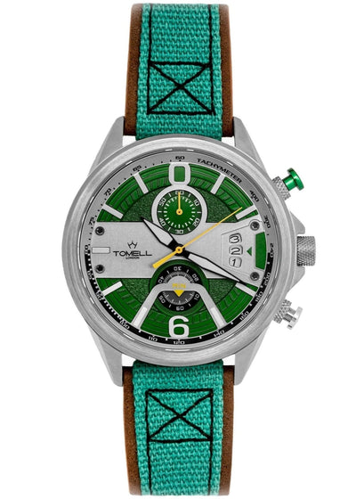 Watch with green strap and green face casio