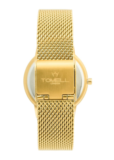 women gold watch 